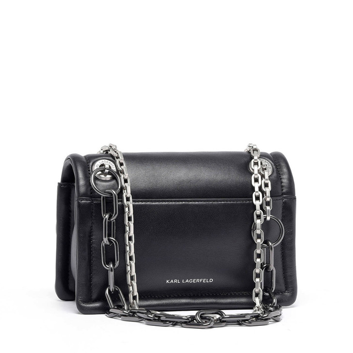 Karl Lagerfeld Women Leather Shoulder bags, Black (130210)