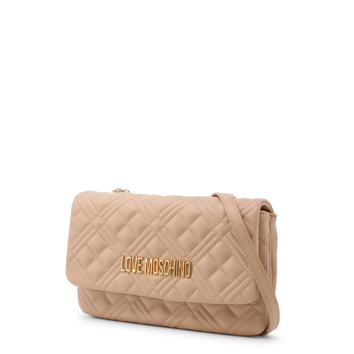 Love Moschino Women Polyurethane Crossbody Bags, Brown (129758)