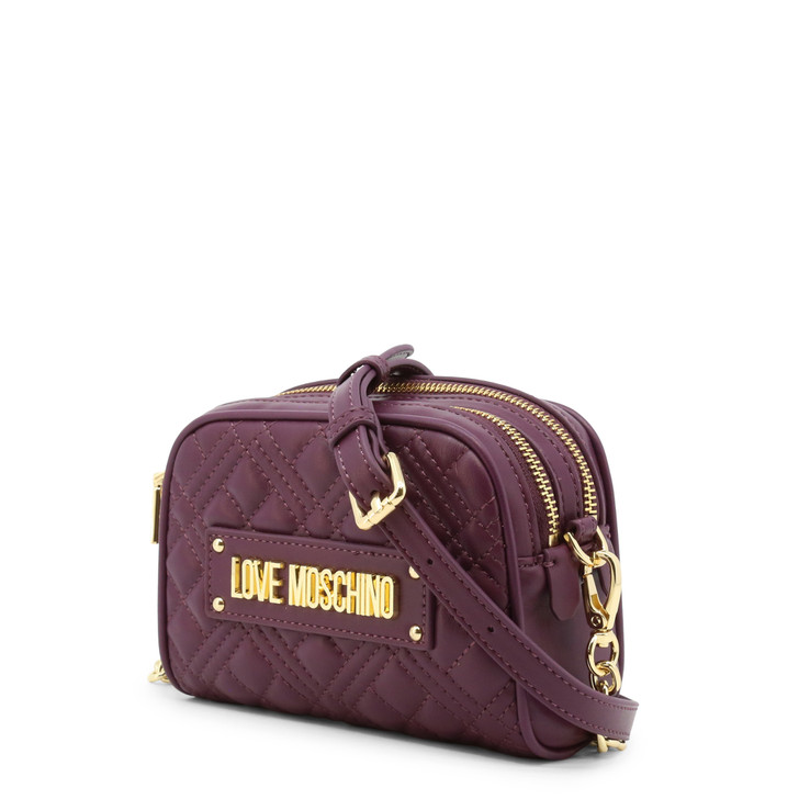 Love Moschino Women Polyurethane Crossbody Bags, Violet (129743)
