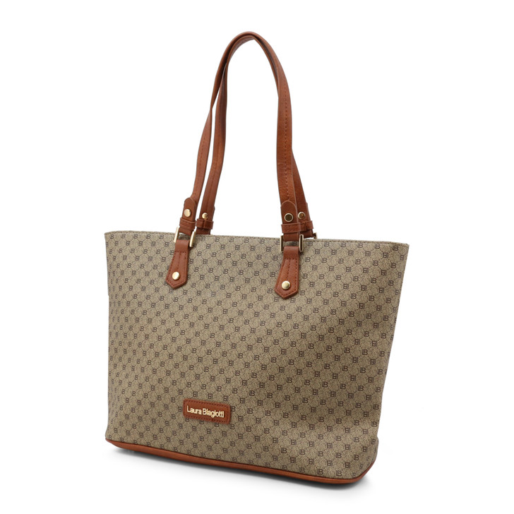 Laura Biagiotti Women Shopping bags, Brown (129401)