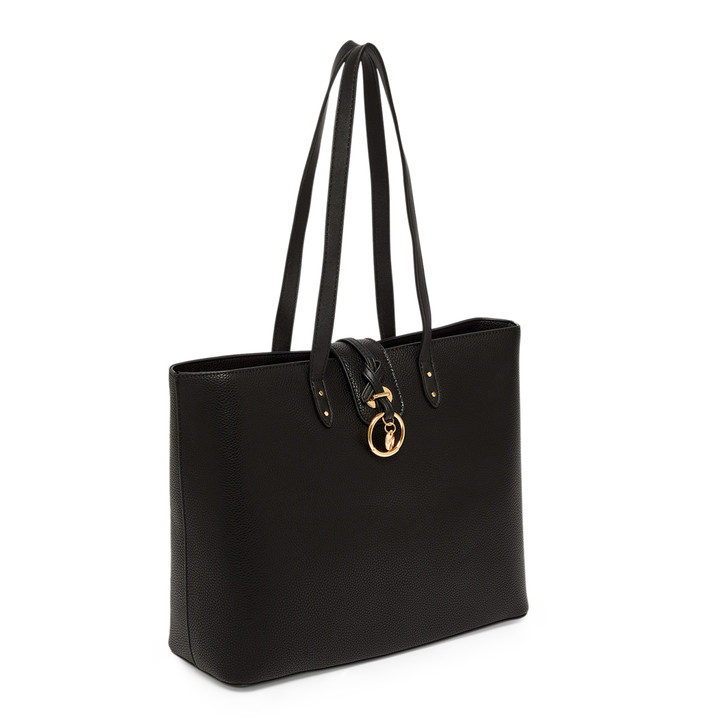 Liu Jo Women Polyester Shopping bags, Black (128913)