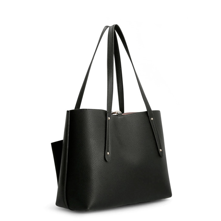 Guess Women Polyurethane Shopping bags, Black (126361)