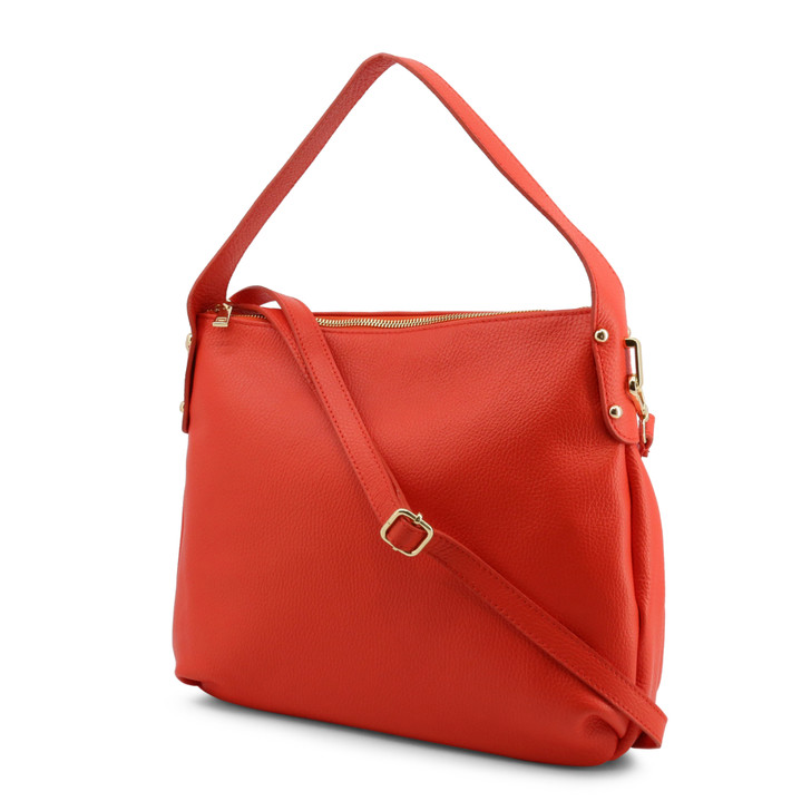 Made in Italia Women Leather Shoulder bags, Red (126184)