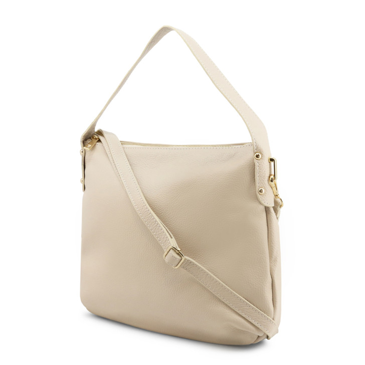 Made in Italia Women Leather Shoulder bags, White (126183)