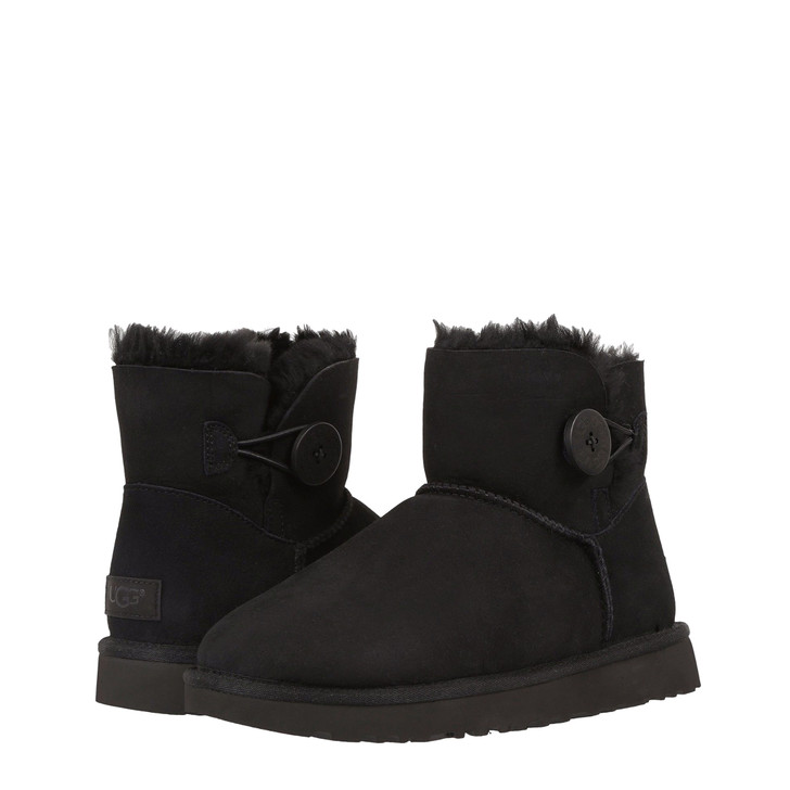 UGG Women Suede Ankle boots, Black (96077)