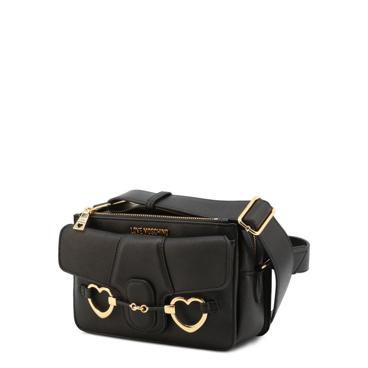 Love Moschino Women Polyurethane Handbags, Black (136021)