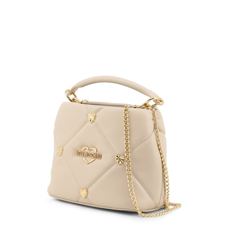 Love Moschino Women Polyurethane Handbags, White (136002)