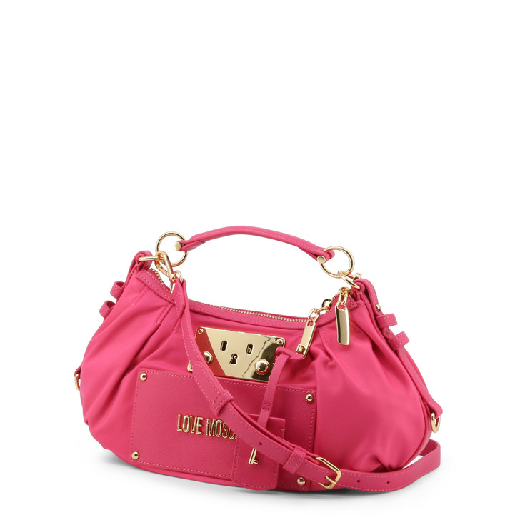 Love Moschino Women Nylon Handbags, Pink (135972)