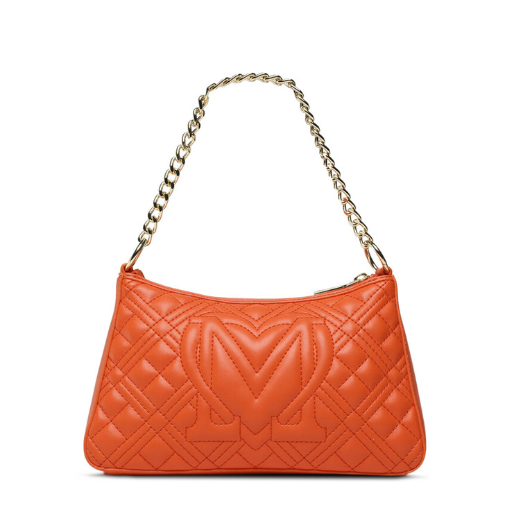 Love Moschino Women Polyurethane Handbags, Orange (135964)