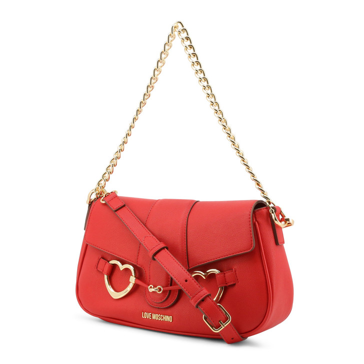 Love Moschino Women Polyurethane Shoulder bags, Red (135955)