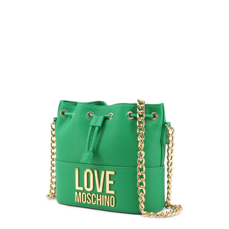 Love Moschino Women Polyurethane Crossbody Bags, Green (135936)