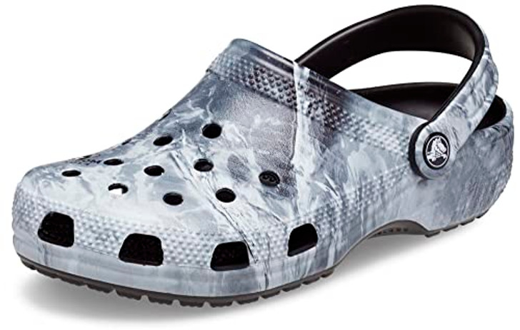 Crocs Unisex Classic Camo Clogs, Multi, 11 Women/9 Men