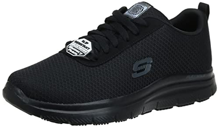 Skechers Men's Flex Advantage Bendon Work Shoe, Black, 9