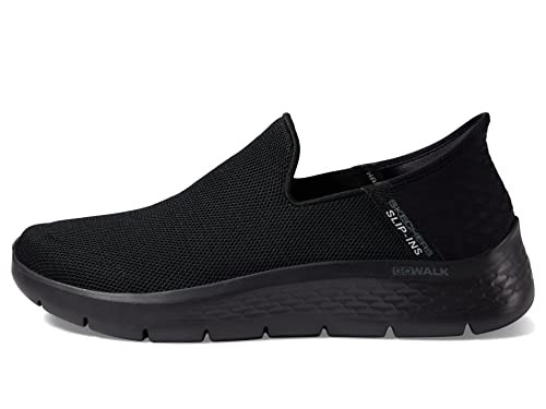 Skechers Men's Gowalk Flex Hands Free Slip-ins Athletic Slip-on Casual Walking Shoes Sneaker, Black, 11