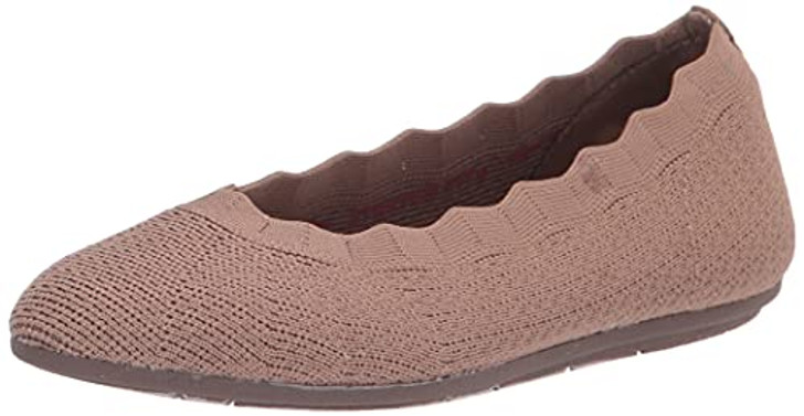 Skechers Modern Comfort Women's Women's Cleo 2.0-Love Spell Loafer Flat, Mocha, 7