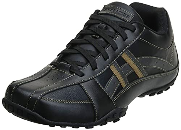 Skechers Men's Citywalk Malton Oxford Sneaker,Black,10.5 M US