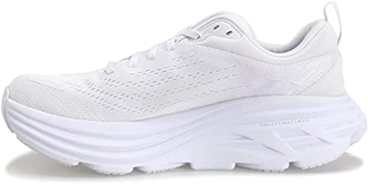 Hoka Men's Bondi 8 Sneaker, White/White, 8.5