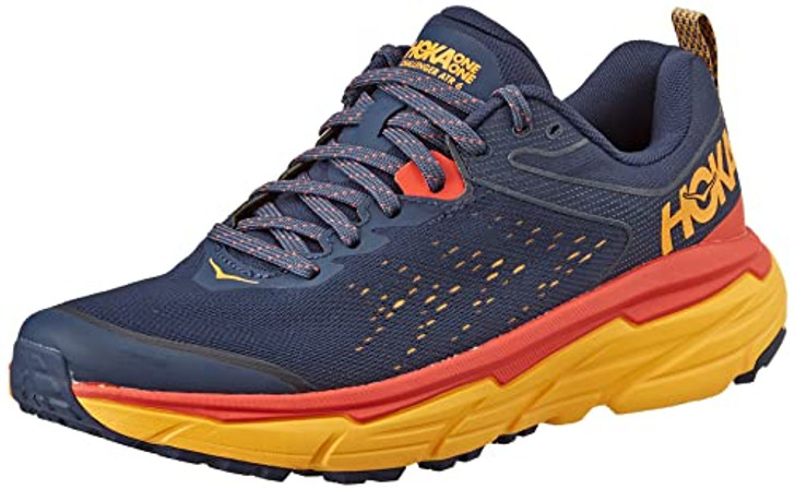 HOKA Men's Running Shoes, Outer Space Radiant Yellow, 10 AU