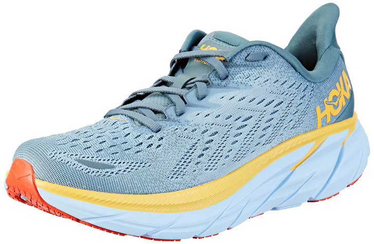 HOKA Men Gymnastics Shoes Running, Grey, 10.5 US