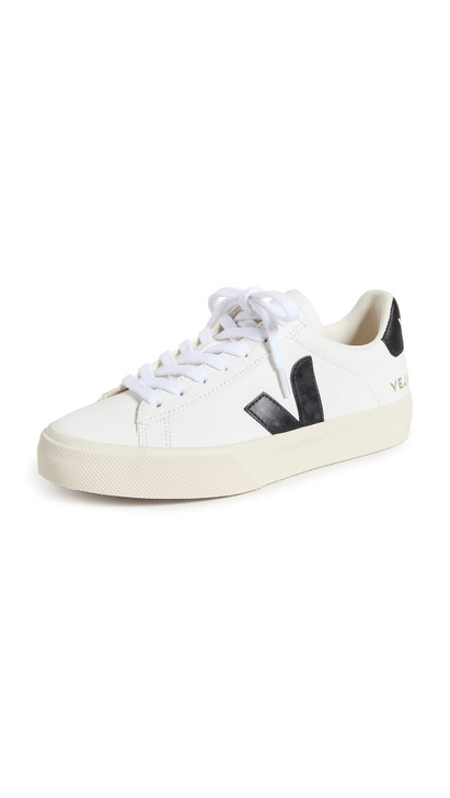 Veja Women's Campo Sneakers, Extra White/Black, 9 Medium US