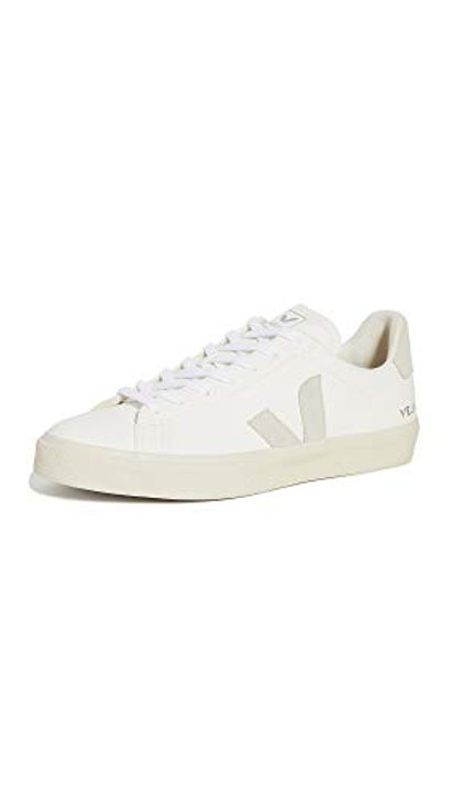 Veja Men's Campo Chromefree Sneakers, Extra White Natural, 10 Medium US