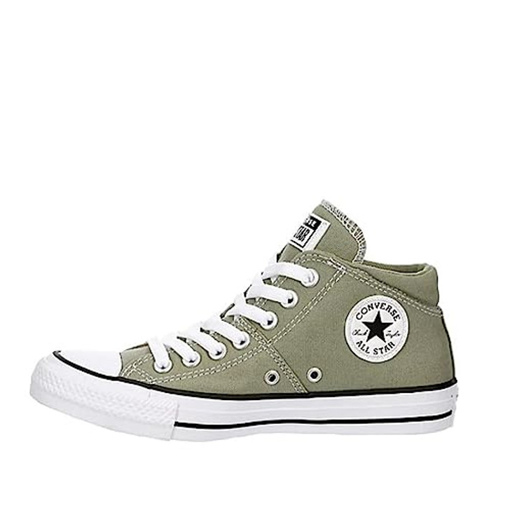 Converse Unisex Chuck Taylor All Star Madison Mid High Canvas Sneaker, Light Field Surplus White, 6 Women/4 Men