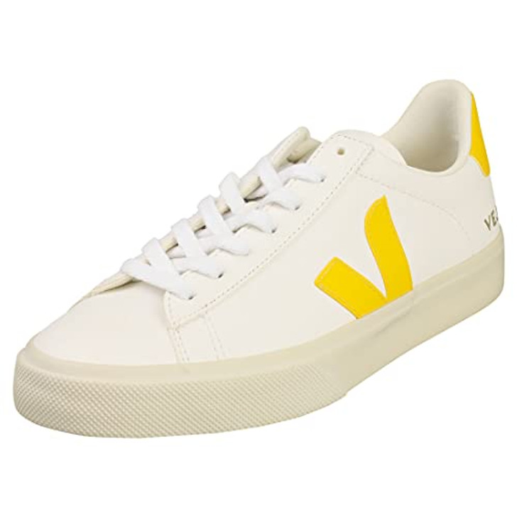 Veja Campo Trainers Women White/Yellow - 9 - Low Top Trainers Shoes