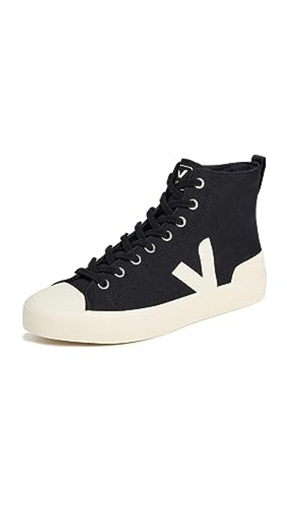 Veja Men's Wata II High Top Sneakers, Black Pierre, 9 Medium US