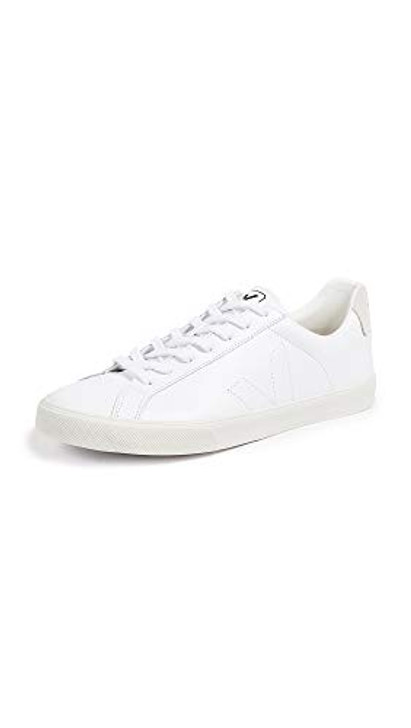 Veja Men's Esplar Leather Sneakers, Extra White, 8