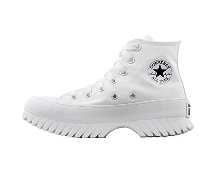 Converse Chuck Taylor All Star Lugged 2.0 Unisex, White, 10.5 US Women/8.5 US Men