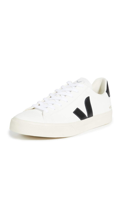 Veja Men's Campo Sneaker, Extra White/Black, 10 Medium US