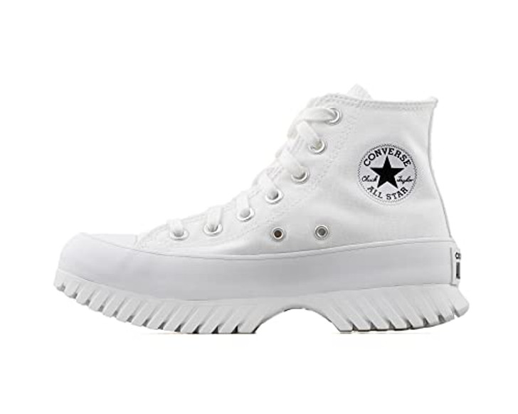 Converse Chuck Taylor All Star Lugged 2.0 Unisex, White, 10 US Women/8 US Men
