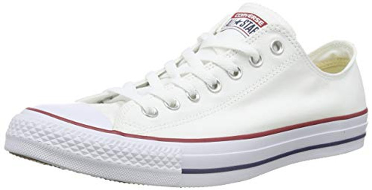 Converse Unisex Chuck Taylor All Star Ox Low Top Classic Sneakers, Optical White, 13 Women/11 Men