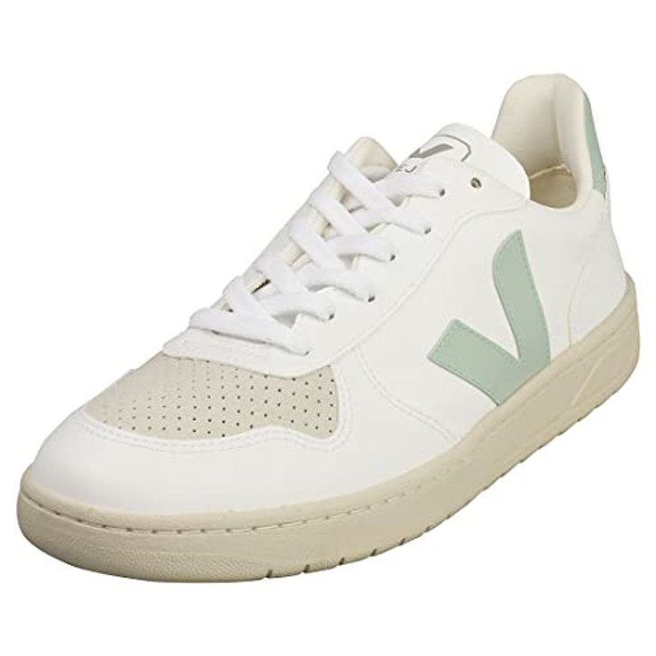 Veja V-10 CWL Mens Casual Trainers in White Matcha - 9.5 US