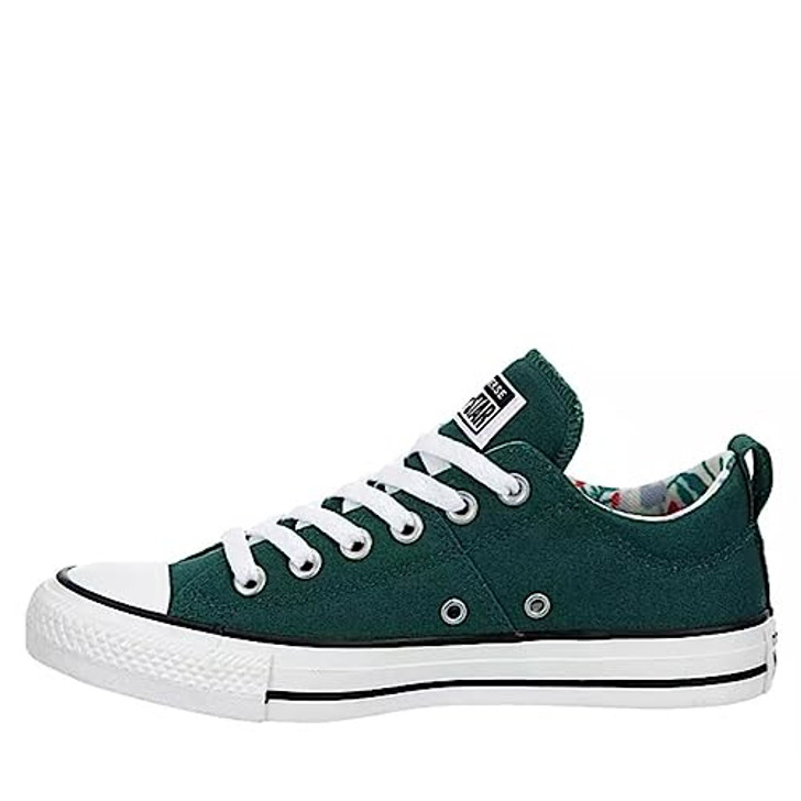 Converse Unisex Chuck Taylor All Star Madison Ox Canvas Sneaker - Lace up Closure Style - Dragon Scale/Dark Green 8