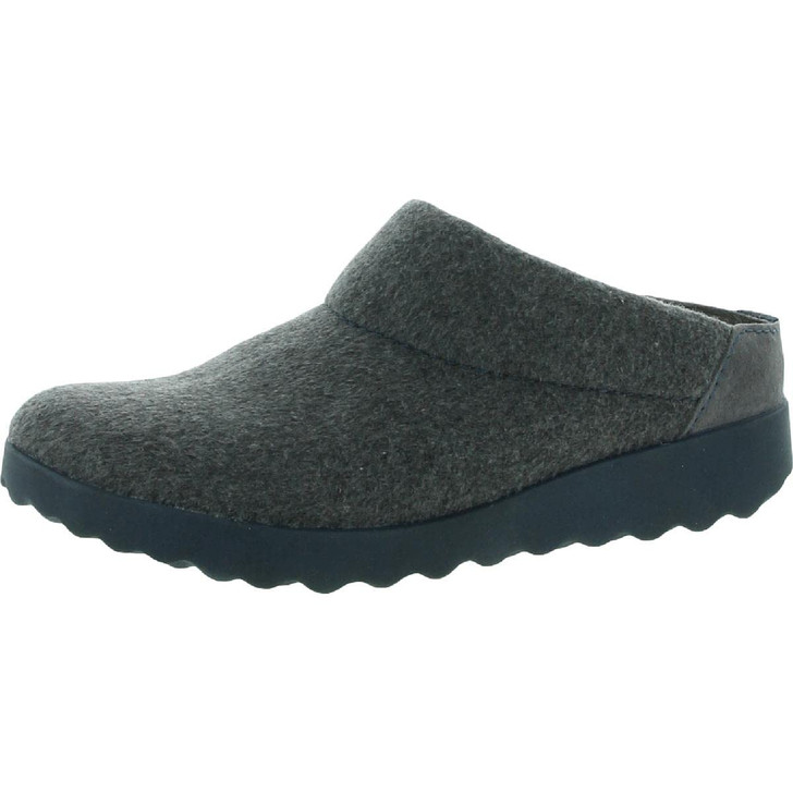 Dansko Women's Lucie Charcoal Wool Slipper 8.5-9 M US - Outdoor Sole and Arch Support