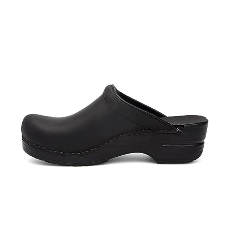 Dansko Women's Sonja Black Oiled Mule 8.5-9 M US