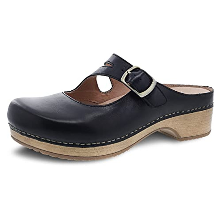 Dansko Women's Britney Black Clogs 5.5-6 M US