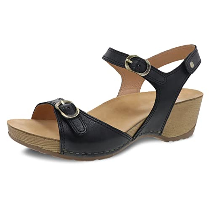 Dansko Women's Tricia Black Sandals 7.5-8 M US