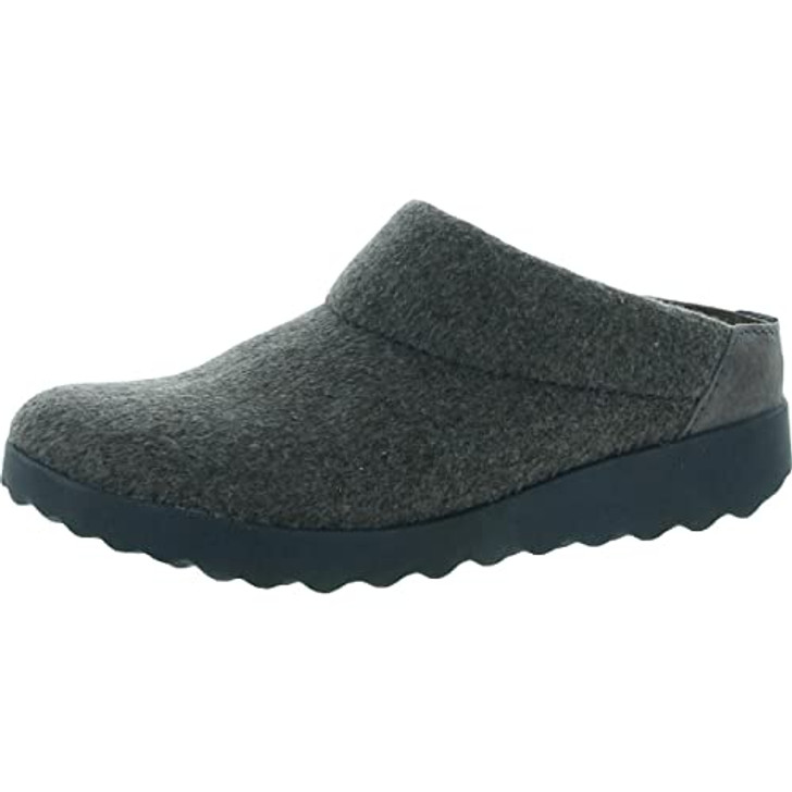 Dansko Women's Lucie Charcoal Wool Slipper 9.5-10 M US - Outdoor Sole and Arch Support