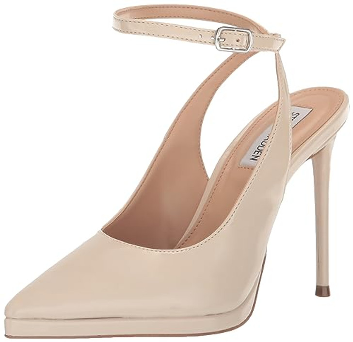 Steve Madden Women's Zayla Pump, Bone Patent, 7.5