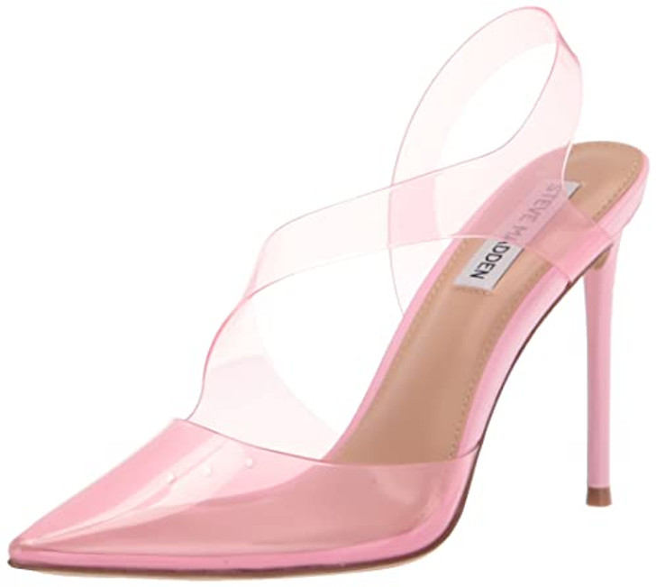 Steve Madden Women's Vienne Heeled Sandal, Pink, 8