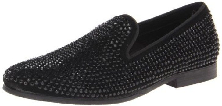 Steve Madden Men's Caviarr Slip-On Loafer,Black,10 M US