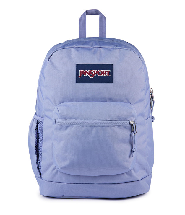 JanSport Cross Town Plus Backpack - Large Main Compartment, Side Water Bottle Pocket, 15-Inch Padded Laptop Sleeve - Lavender Ash