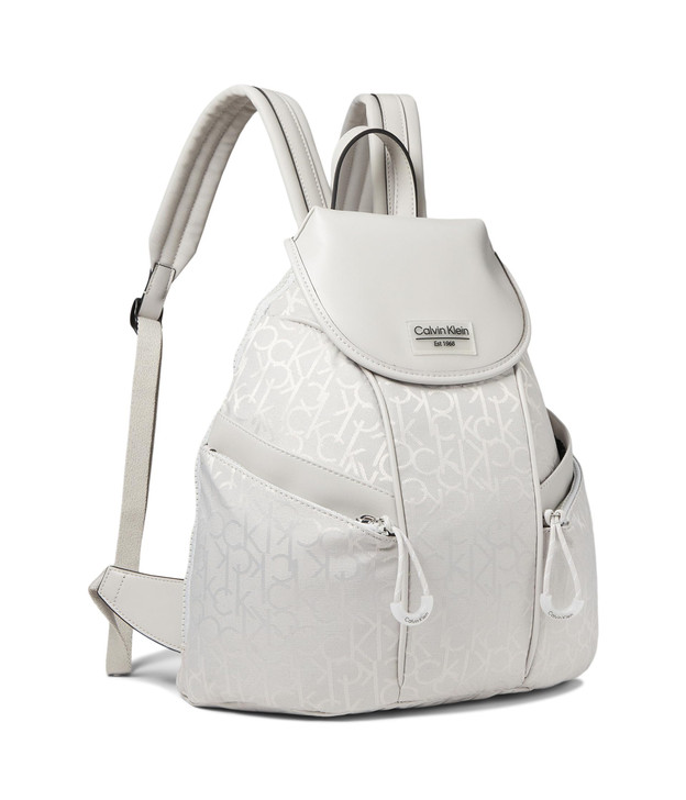Calvin Klein Women's Sydney Casual Backpack, Dove, Medium