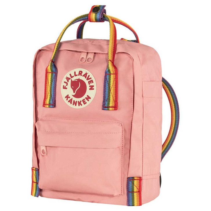 Fjallraven F23621312-907 Kanken Rainbow Mini Pink-Rainbow Pattern