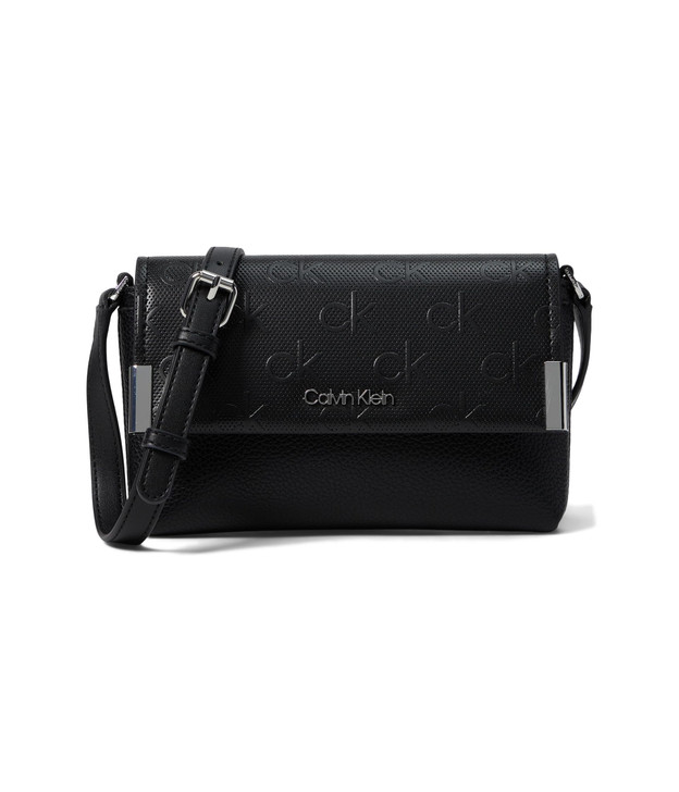 Calvin Klein Key Item Signature Crossbody, Black