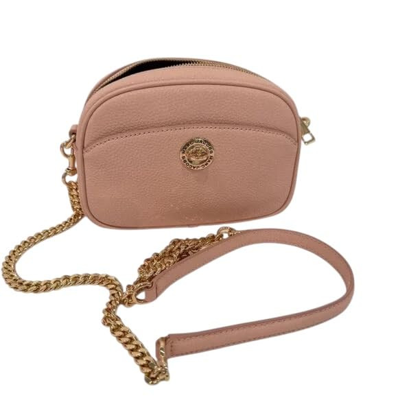 Marc Jacobs Marc Turnlock Camera Bag Leather Crossbody bag (Rose)