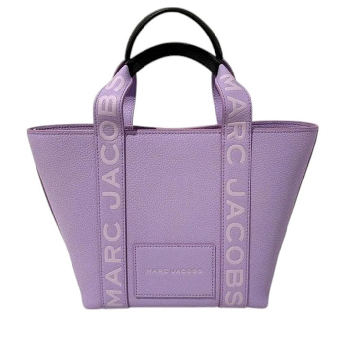 Marc Jacobs Small Pebble Leather Tote with Detachable Crossbody Strap (Wisteria)