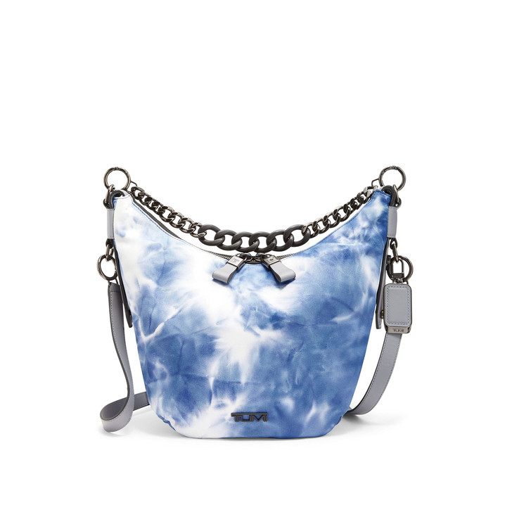 Tumi Voyageur Davenay Crossbody Bag - Everyday & Travel - Premium Women's Purse - Blue Tie Dye - 9.3" X 11.8" X 4.0"